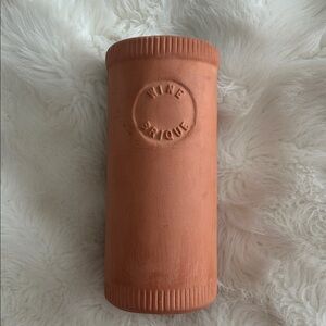 Vintage terra-cotta wine course from Italy
